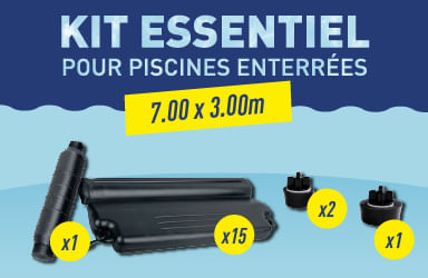 Kit hivernage Essentiel piscine enterrée 7 x 3 m