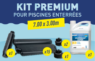 Kit hivernage Premium piscine enterrée 7 x 3 m