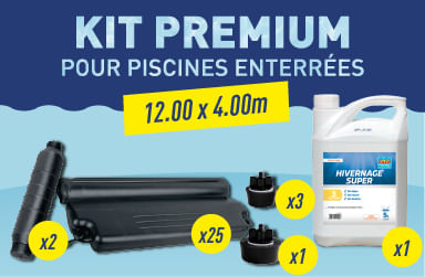 Kit hivernage Premium piscine enterrée 12 x 4 m