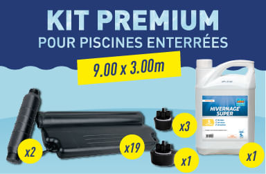 Kit hivernage Premium piscine enterrée 9 x 3 m