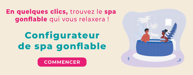 Bandeau configurateur de spas gonflables