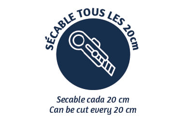 Sécable tous les 20 cm