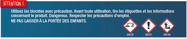 bandeau avertissement biocide