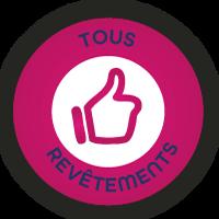 Spécialement conçu pour tous types de revêtementsSpécialement conçu pour tous types de revêtements