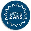 Garantie 2 ans sur l'électrolyseur + 4ans sur l'éléctrode