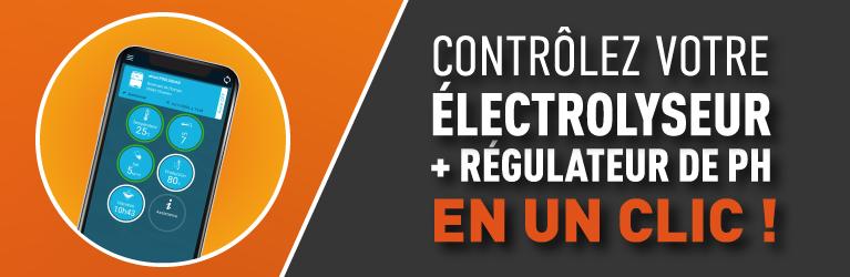 Contrôlez votre électrolyseur + régulateur pH depuis votre smartphone