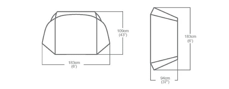 visuel dimensions auvent pour spa gonflable