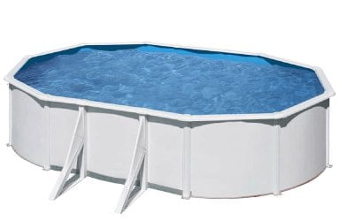 Piscine acier 5 x 3 x 1.20 blanche