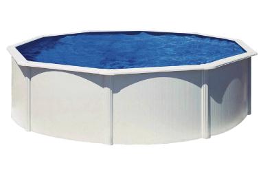 Piscine acier blanche 3.50 x 1.20 m