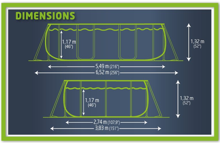 dimensions de la piscine