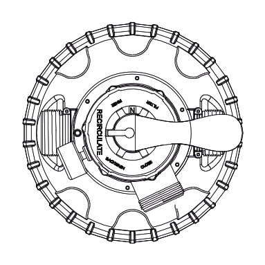 Position circulation vanne 6 voies