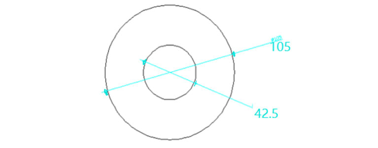 Dimensions cache-platines