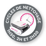 Cycles de nettoyage du durée variée