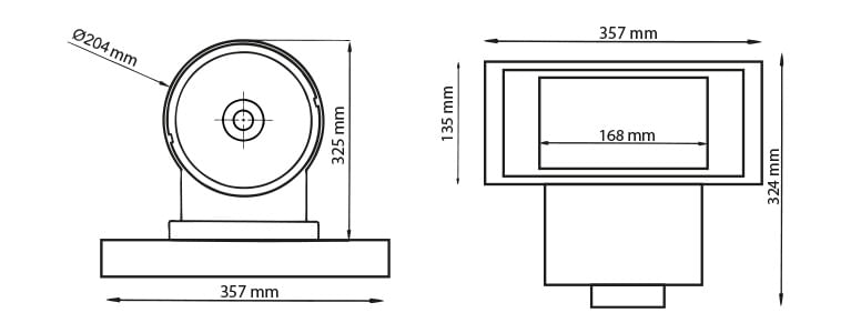 Dimensions skimmer o'bya