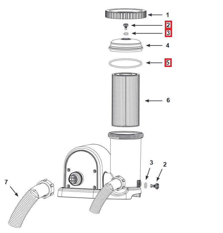 schéma pour épurateur 5.7m3/h