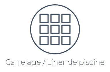 Carrelage / liner de piscine