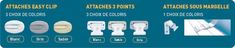 Coloris attaches