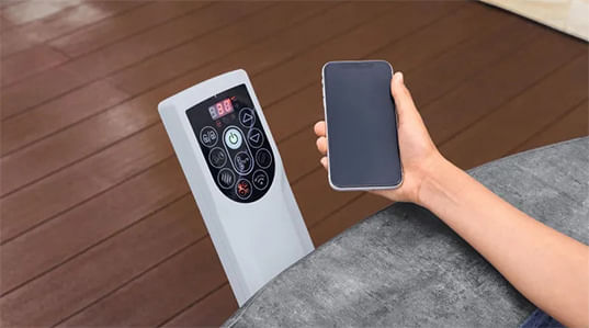 Contrôle sur le panneau de commande ou l'application