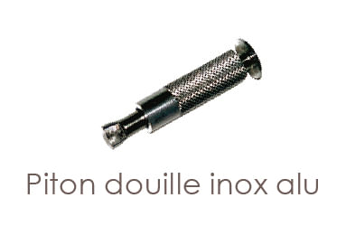 Fixation piton douille inox alu