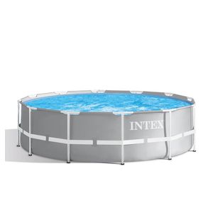 PISCINE INTEX PRISM 5,49X1,22 GRISE