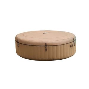 COUVERTURE DE PROTECTION SPA GONFLABLE INTEX ROND 4 PLACES BEIGE 11841