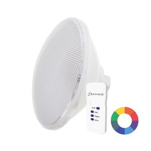 AMPOULE LED COULEUR PAR56 16W ECOPROOF +TELECOMMANDE LEDINPOOL