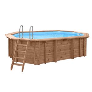 PISCINE BOIS MICHIGAN SPR 4.98X2.98 H 1.17 LUXE