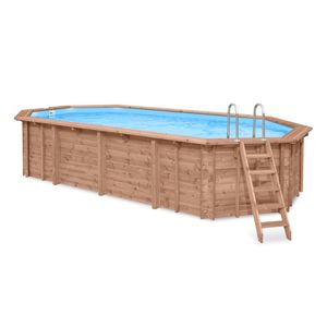 PISCINE BOIS NEBRASKA 7.11X4.00 H 1.38 LUXE