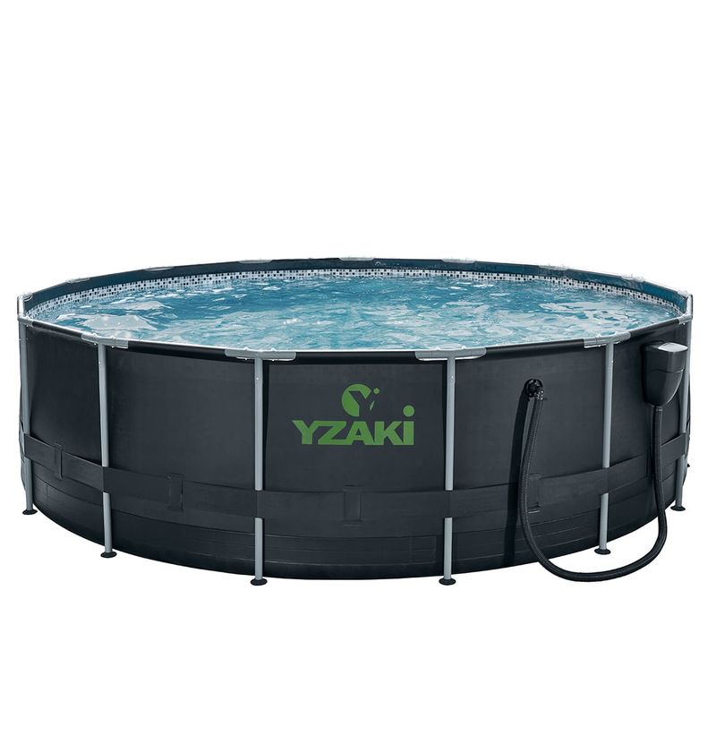 PISCINE-YZAKI-SANS-FILTRATION-RONDE-457MX122M---SKIMMER