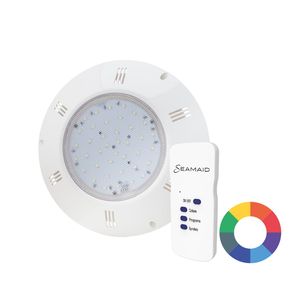 PROJECTEUR PLAT LED COULEUR 16W + TELECOMMANDE LEDINPOOL BY SEAMAID