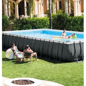 PISCINE INTEX ULTRA XTR RECTANGULAIRE 9,75X4,88 H 1,32  8M3/H