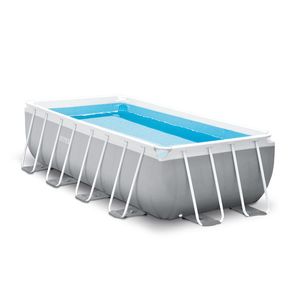 PISCINE INTEX PRISM RECT. 4,00X2,00 H 1,00 GRISE