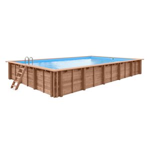 PISCINE BOIS LOUISIANA 8.00X4.00 H 1.38