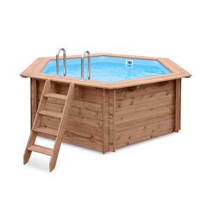 PISCINE BOIS ALASKA 3.55 H 1.16 LUXE