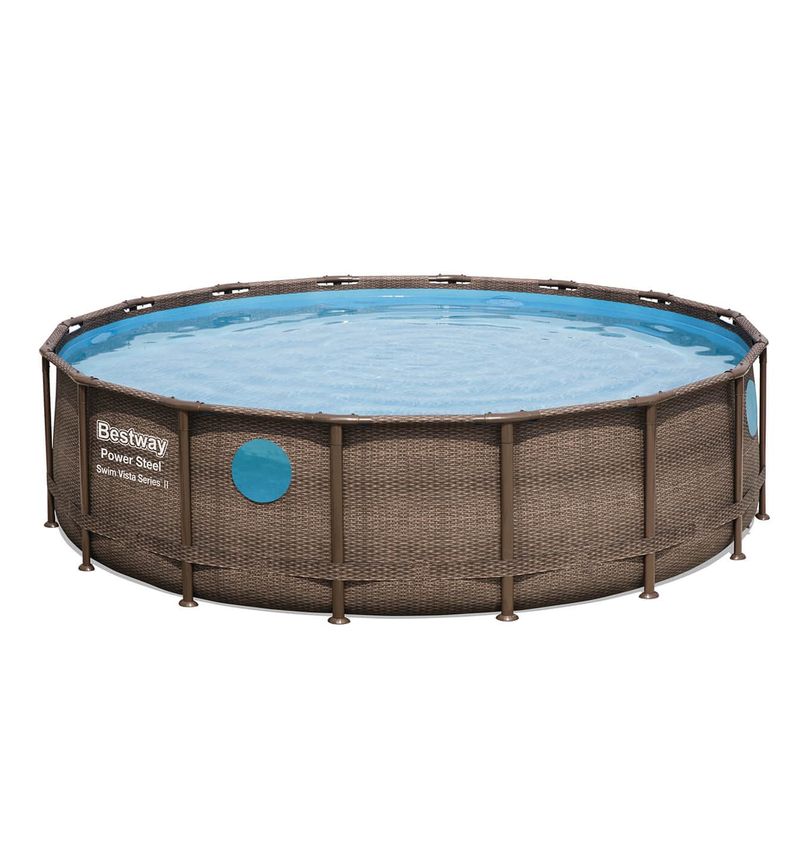 PISCINE-BESTWAY-POWER-STEEL-SWIM-VISTA-RONDE-488X122-TRESSEE