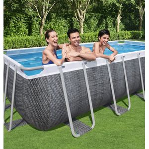 PISCINE BESTWAY POWER STEEL RECTANGULAIRE 5,49X2,74 H 1,22