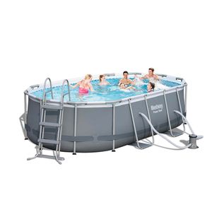 PISCINE BESTWAY POWER STEEL OVALE 4,27X2,50X1,00