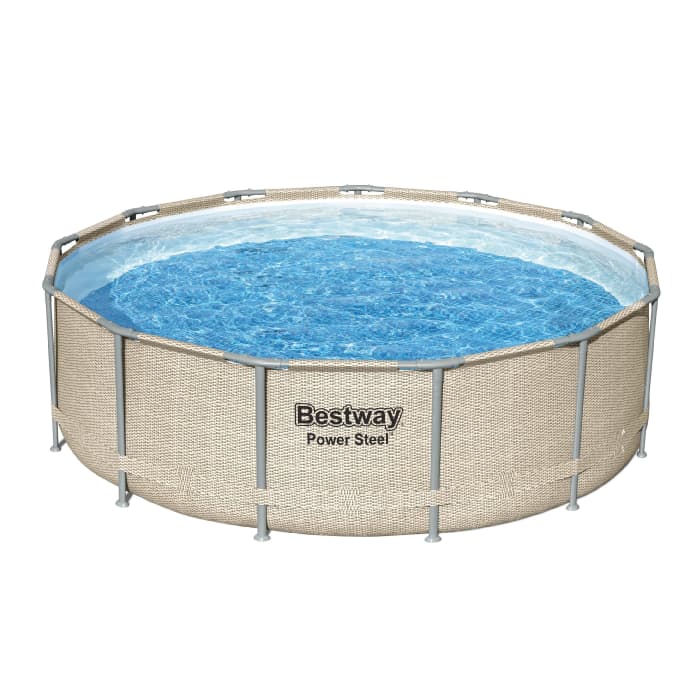 PISCINE-BESTWAY-POWER-STEEL-RONDE-396X107--ROTIN-BEIGE