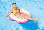 BOUEE-GONFLABLE-DONUT-107CM-ROSE-ET-BLANCHE-INTEX