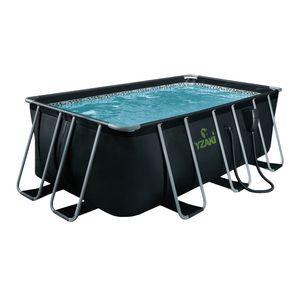 PISCINE YZAKI SANS FILTRATION RECTANGULAIRE 4,00MX2,00MX1,22M + SKIMME