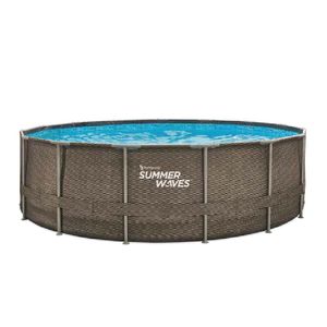 PISCINE SUMMER WAVES ACTIVE FRAME RONDE 4.57X1.22M TRESSE