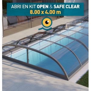 ABRI OPEN & SAFE CLEAR 8 X 4