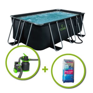 KIT PISCINE TUBULAIRE YZAKI 4,00MX2,00MX1,22M