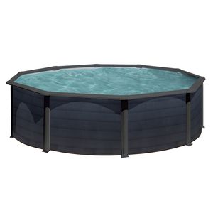 PISCINE ACIER 5,50 H 1,32 GRAPHITE