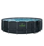 PISCINE-YZAKI-SANS-FILTRATION-RONDE-549MX132M---SKIMMER