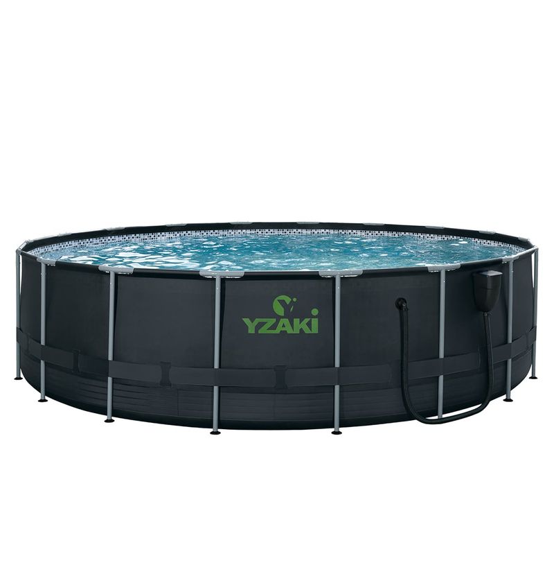 PISCINE-YZAKI-SANS-FILTRATION-RONDE-549MX132M---SKIMMER