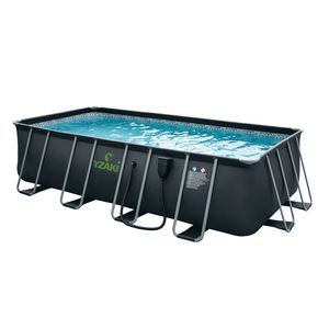 PISCINE YZAKI SANS FILTRATION RECTANGULAIRE 5,49MX2,74MX1,32M +SKIMMER