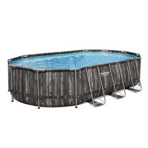 PISCINE BESTWAY POWER STEEL OVALE 6,10X3,66X1,22