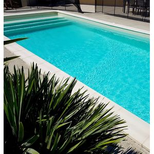 KIT PISCINE ENTERREE CASH BLOC DESIGN 3X9 M + ESCALIER