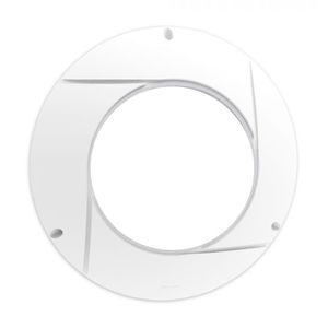 COURONNE ASA POUR PROJECTEUR PLAT BLANC